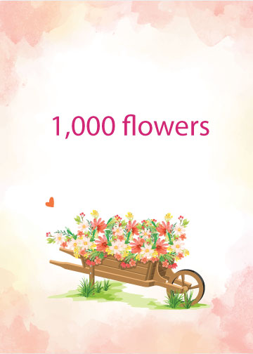 1,000 Flowers